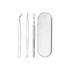 구름상회 강아지 고양이 진드기 제거 집게 핀셋 3개입, 1세트, 1ml, 스테인리스