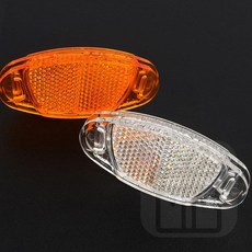 자전거 바퀴 스포크 반사판 1P 야간 라이딩 휠 안전 리플렉터, 백색, 백색, 1개