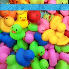 50/100/150Pcs 고무 오리 여러 가지 빛깔의 목욕 샤워 생일 파티 호의 선물 교실에 대 한 대량 플로트 장난감, China Mainland, 50Pcs