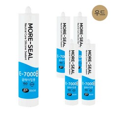 [다양다방]지에스모아 E7000 비초산 실리콘 글레이징용 창문용 실란트 5개