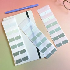 점착 메모지 투명 120매 색인