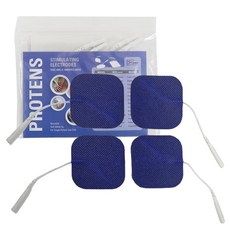 핀타입 저주파 전극패드 2조 4매 48mm 재사용 가능 접착겔 타입, 1개, 4848