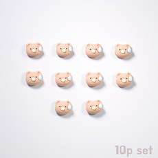 봉봉샵 땀흘리는곰 냉장고 현관문 인테리어 자석 마그네틱, 땀흘리는곰 10p