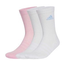 ADIDAS 運動長襪 3入, 1個, 粉白