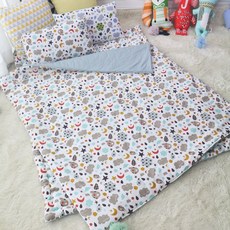 보떼하우스 사계절용 분리형 낮잠이불, 별사탕 블루