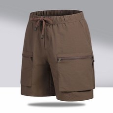 冰絲休閒青年大褲衩馬褲大碼沙灘褲運動工裝短褲子