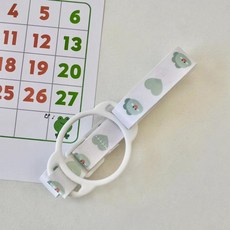 《寶貝不無聊》兒童水杯背帶，可愛動物造型水壺背帶，滿版圖案韓系水杯帶，保溫杯通用, 愛心恐龍, 1個