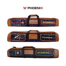 피닉스 파크골프 더블가방(체크), 체크곤색