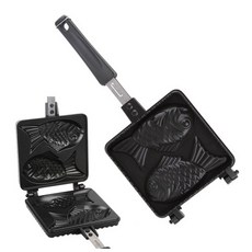 에코스타 붕어빵 2구팬 간식팬 조리기구, 단품, 1개