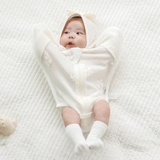메르베 26년 신생아 태열 속싸개 순면 달잠 스와들 수트 모로반사방지 봄 여름 나비잠