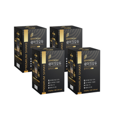 쉐이크모두 국산 블랙푸드 (30g x 14포) 서리태 아침식사대용 선식 단백질쉐이크, 420g, 4개