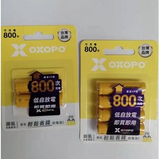 OXOPO 鎳氫充電電池 1.2V, 1個, 4號AAA 2入