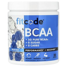 FITCODE BCAA 블루라즈 5g 240g, 6개