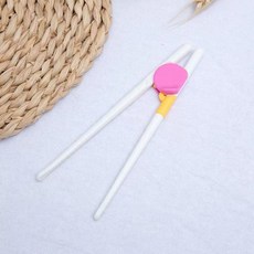 兒童筷子虎口訓練筷左右手學習筷兒童0 1 2 3嵗一二段幼兒 AFW4, 1個, 普通款 粉色1雙