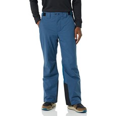 Amazon Essentials 남성용 방수 단열 스노우 스키 바지 틸 블루 격자무늬 스몰