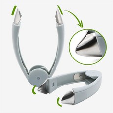 라이즈올 파인애플 껍질 제거 커터 주방스트레스감소 과일준비수월