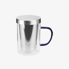 티도요 스텐 차망 머그컵 450ml, 블루, 1개