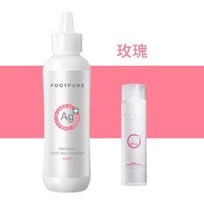 FOOTPURE 經典鞋蜜粉襪 香香蜜粉 除臭鞋粉, 1個, 玫瑰香氛【經典香氣】,10g/瓶