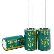 알루미늄 전해질 캐패시터 전해콘덴서 Aluminum Capacitors(1000uf 2200uf) 0.1%의 비밀, 1000uf(25V), 1개