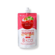 농협 곤약젤리 사과 저칼로리 살안찌는간식 파우치 다이어트젤리, 150g, 1개
