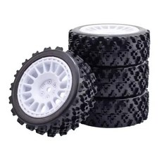 오프로드 자동차 고무 타이어 휠 앞바퀴용, 3. A-White, 1개