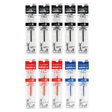 유니 제트스트림 단색 볼펜 리필심 10개 SXR-38 SXR-5 SXR-7 SXR-10 FOR SXN-150 (볼펜 미포함), 1.0mm 혼합세트