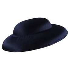 우아한 빈티지 페시네이터 모자 베이스 티 파티 의상을 위한 DIY 원형 받침 접시 절묘한 프렌치 페시네이터 베이스 퍼치, 네이비블루, 1개