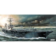 CV-63 키티호크 해군 항공모함 프라모델 신나는놀이 아동장난감 모형, 1개