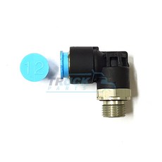 에어 커넥터 / 니플 / 호스 12파이 / 나사선 16mm / ㄱ자 / P3474709620 / 대우순정품