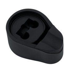 Normcore 58mm 탬핑 스테이션 에스프레소 컴팩트 포타필터 스탠드가 있는 매트 커피 탬퍼 식품 등급 미끄럼 방지 실리콘 화이트 그외 각종 370175, 블랙_51mm/54mm