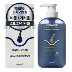 피부미 쿨링 탈모/비듬/가려움 증상 완화 두피 스케일링 샴푸 / 청소년 사춘기 뾰루지 냄새 완화, 1개, 500ml