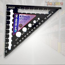 티엔에스 스킬업 삼각자 SKRS115 4.5in 직각자 각도자 목공용