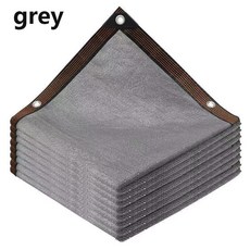 차광망 그늘막 야외 정원 차양막 테라스 캠핑 자외선 차단 HDPE 차양 천, [00] grey