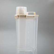 견과류 디스펜서 사료 뷔페 간식통 시리얼 곡물 보관용기, 1개, 기본 색상
