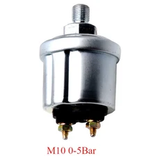 해양 보트 오일 압력 게이지 범용 12V 7 색 백라이트 0-5Bar 표시기 52mm 2 인치, 06 M10X1 0-5Bar, 1개