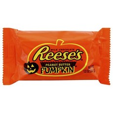 Reese's 南瓜形花生醬牛奶巧克力, 1個, 34g