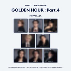 ATEEZ 에이티즈 - 미니 13집 앨범 GOLDEN HOUR : Part.4 디지팩 / 버전, 우영