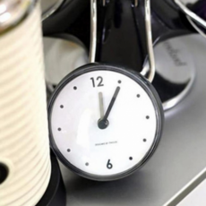 흡착식 벽 시계 무타공 욕실 인테리어 생활 방수 시계 무소음 주방 아날로그 데스크 깔끔한 수험생, 모던 그레이, 모던 그레이