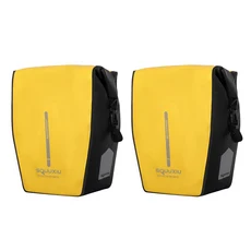 자전거바구니 가방 애완용 다기능 패니어 뒷좌석 트렁크 새들 1 쌍, 1개, 3) yellow 1 pair