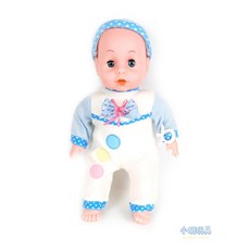 袋裝音樂娃娃 兒童玩具, 1個, 藍