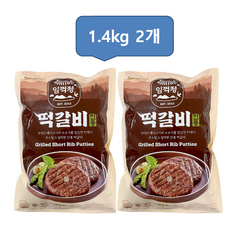 삼양 신임꺽정 납작떡갈비, 1.4kg, 2개
