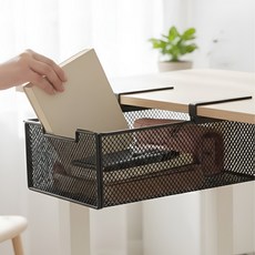 라이크토브 데스크 정리함 책상밑 서랍, 블랙, 1개