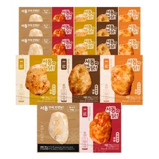 서동 맛에 반했닭 저당 닭가슴살 5종 혼합 (떡볶이4 + 양념치킨4 + 통구이마늘4 + 유린기4+ 왕갈비4), 100g, 20개