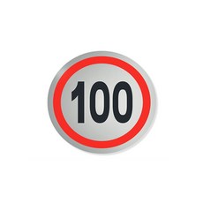 [ON디자인] 100km 건설현장안전표지판