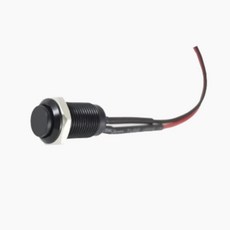 Allparts Tesi 電吉他斷音效果開關, 10mm 黑色 小款無燈