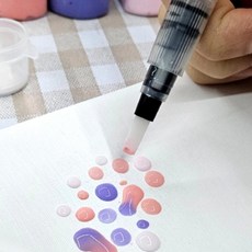 NIE 수채화 워터브러쉬 납작 물붓