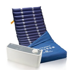 【海夫】淳碩交替式壓力氣墊床(未滅菌) 數位旋鈕式 三管交替4吋 (20圓管) 減壓氣墊床 符合補助B款(TS-10A), 藍色, 4吋