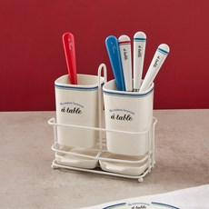 모던하우스 리빙 르봉프렌치 트윈 수저통 세트 CA3326050, 1세트, 이미지참조