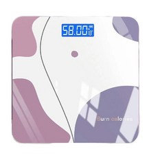 AIVK BL-2601 體脂秤 高精度體重計 智能體脂計, 紫色可測體重體脂, 1個