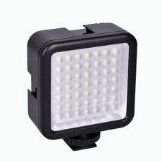방송 촬영 조명 스마트폰 비디오 카메라 라이트 사진 플래시 GW49 미니 프로 Led-49 49 Led Dslr 캠코더 Dvr Dv 블랙, 1 PCS